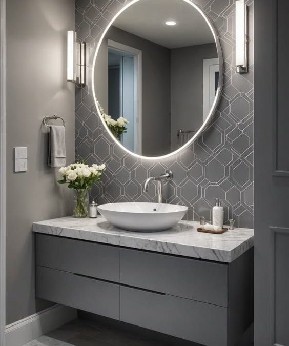 bathroom mirror lighting London