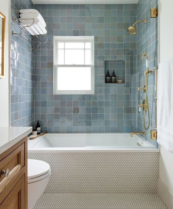 bathroom tiling pattern Kent