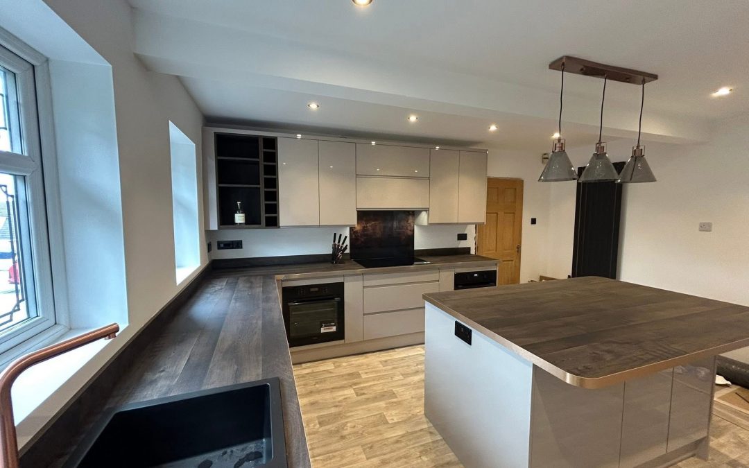 kitchen lighting zones London