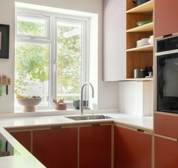 kitchen colour blocking London